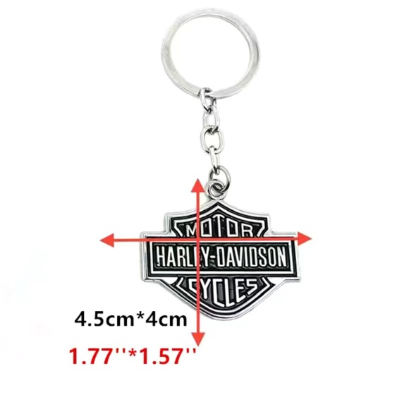 Harley Davidson Keychain Keyring Holder Fob Backpack Pendant Charm Keepsake Gift - Picture 6 of 13